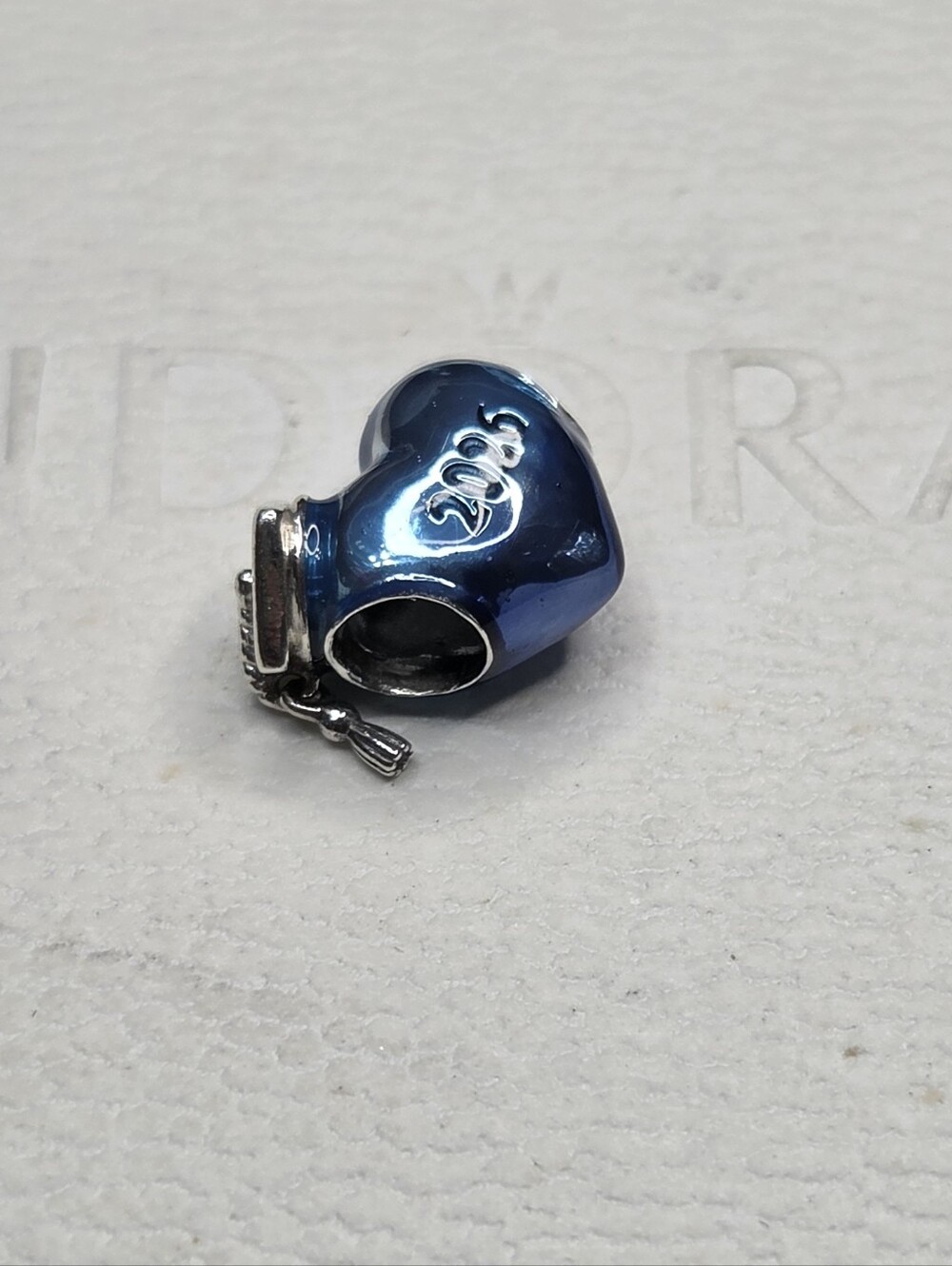 Pandora Graduation 2026 Blue Heart Charm